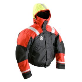 First Watch AB-1100 Flotation Bomber Jacket - Red/Black - Small