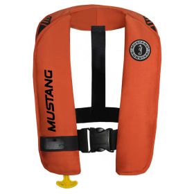 Mustang MIT 100 Inflatable Automatic PFD w/Reflective Tape - Orange