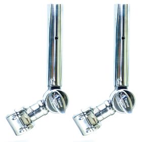 Tigress Adjustable T-Top Clamp-On Outrigger Holder - 1-11/16" IPS - 1-1/2" Poles - Pair