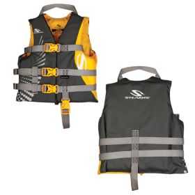 Stearns Antimicrobial Nylon Life Jacket - 30-50lbs - Gold Rush