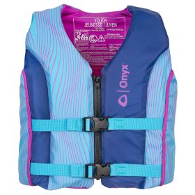 Onyx Shoal All Adventure Youth Paddle &amp; Water Sports Life Jacket - Blue