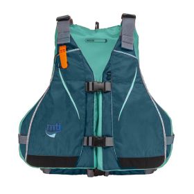 MTI Moxie Women&#39;s Life Jacket - Slate/Aqua - Medium/Large