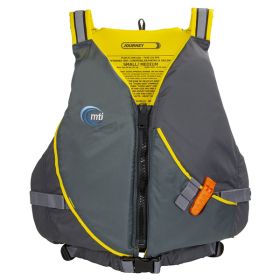 MTI Journey Life Jacket w/Pocket - Charcoal/Black - Medium/Large