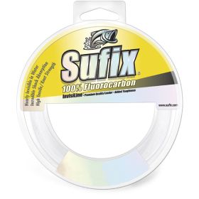 Sufix 100% Fluorocarbon Invisiline&trade; Leader - 80lb - 110yds