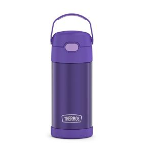 Thermos FUNtainer&reg; Stainless Steel Insulated Straw Bottle - 12oz - Purple