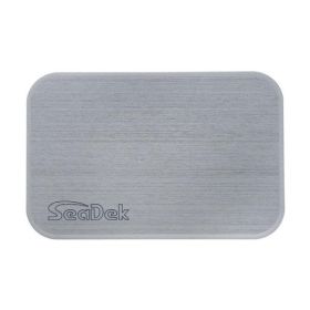 SeaDek YETI Roadie 20 Cooler Top 10-13/16" x 16-1/8" x 5mm Storm Grey SeaDek Logo Brushed