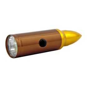 .50 Caliber Bullet Shell Casing LED Flashlight