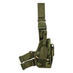 Ranger Elite Tactical Drop Leg Holster with Magazine Clip Storage Pouch - Ranger BDU Camo