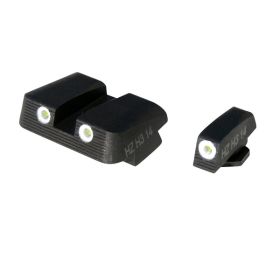 Hi-Viz Nitesight Glock 9mm Front and  Rear Handgun Set