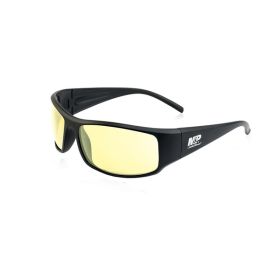 M and P Thunderbolt Full Frame Shooting Glasses Black/Amber