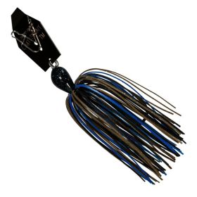 Z-MAN Big Blade Chatterbait Five-Eighths Oz Black Blue Candy