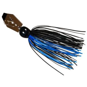 Z-MAN Chatterbait Mini Max Black Blue Three-Eighths Oz