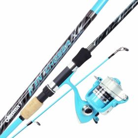 Okuma Fin Chaser X Series Spinning Combo Sky Blue 7ft Rod