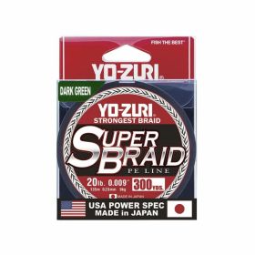 Yo-Zuri Super Braid 300 yard Spool Dark Green 20LB