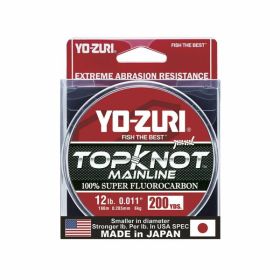 Yo-Zuri TopKnot Fluorocarbon Mainline 200YD spool 12LB