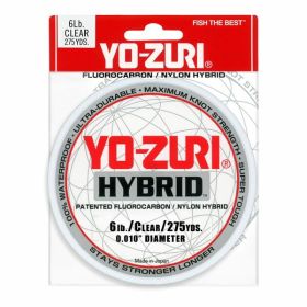 Yo-Zuri Hybrid Clear Line 275YD Spool in 6LB