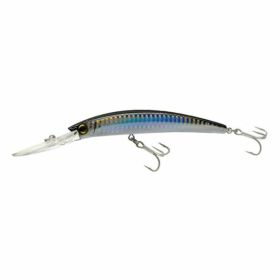 Yo-Zuri Crystal Minnow Deep Diver F 90mm 3.5in Silver Black