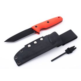 EKA Nordic T12 Tactical Fixed Blade 4.7 Inch Blade Orange