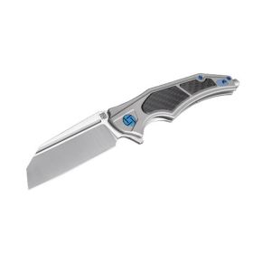 Artisan Apache Nomad Folder 3.82in M390 Blade Gray Titanium