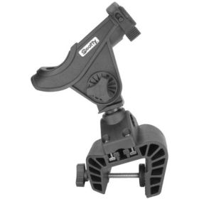 Scotty Baitcaster Rod Holder w 449 Clamp Mount Black