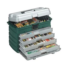 Plano Four Drawer Green Metallic  Silver Tackle