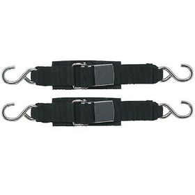 BoatBuckle Stainless Steel Kwik Lok Transom Tie-Downs (Pair)