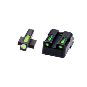 HIVIZ LiteWave H3sight Tritium LitePipe tech daynight 24 hr illumination Fits 1911 fixed rear sight