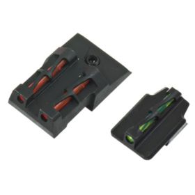 HIVIZ Front and Rear Sight Set for Ruger Security 9 Green Red White & Black LitePipes