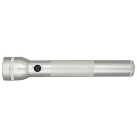 Maglite Incandescent 3-Cell D Flashlight - Silver (Blister Pack)